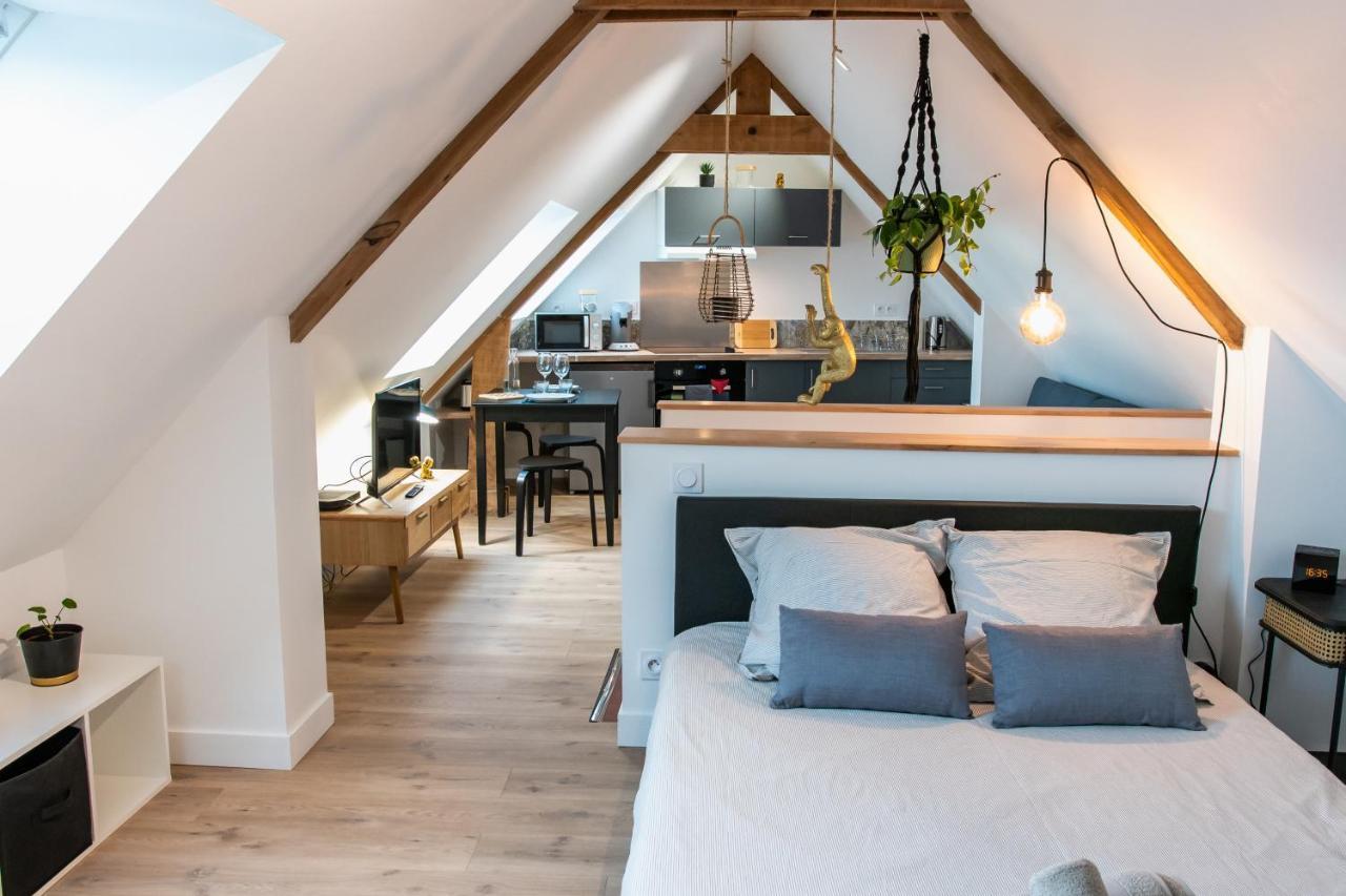 Confortable T1Bis Renove, Au Coeur D'Un Bourg Calme La Chapelle-Neuve  Zewnętrze zdjęcie